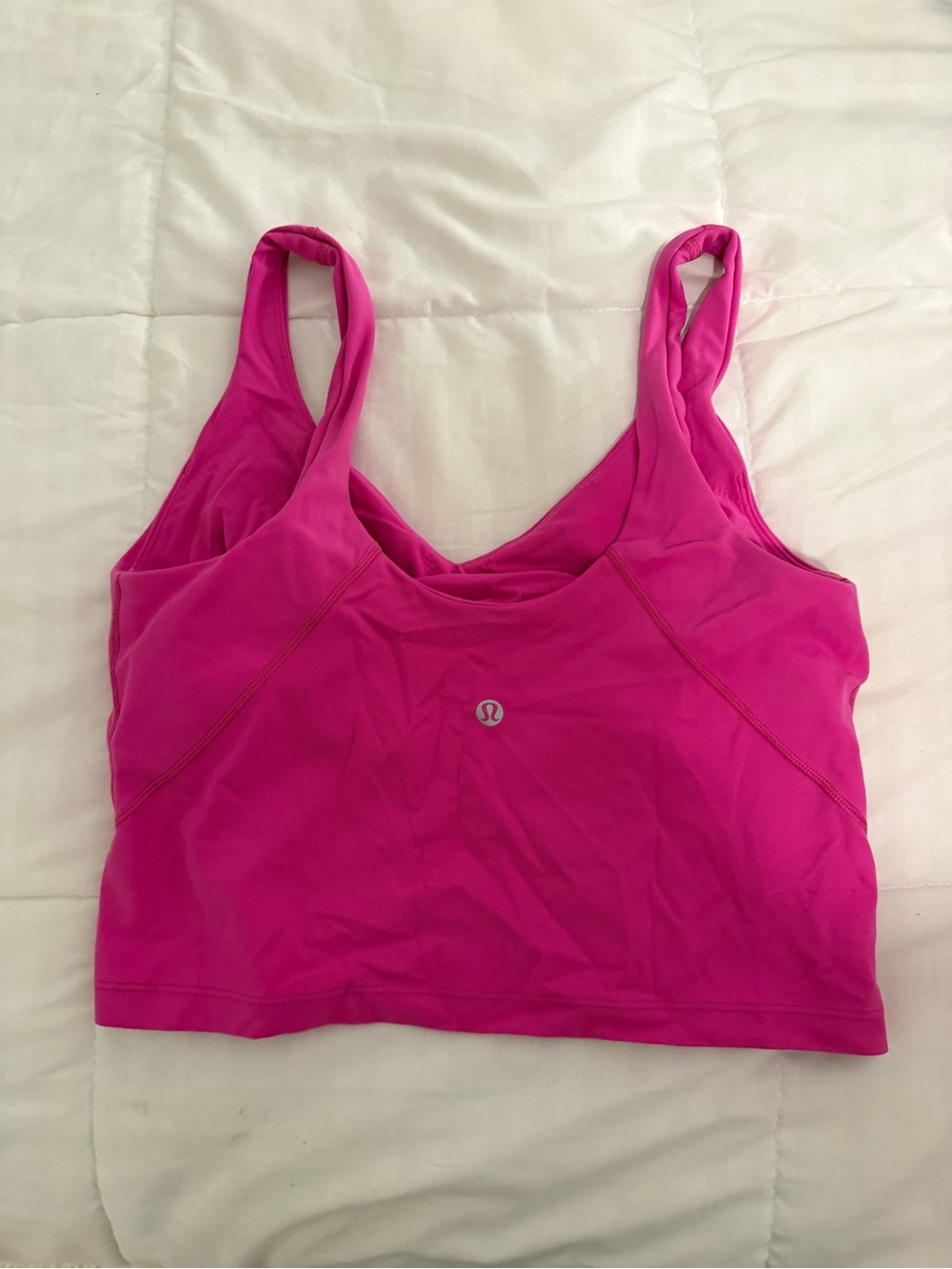 lululemon athletica Bright Fuchsia Scoop-Neck Sports Bra Tank